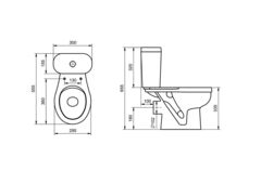 Унитаз-компакт детский SANTEK 