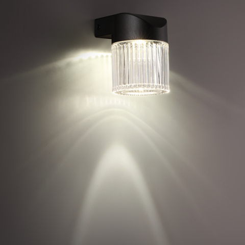 Уличный настенный светодиодный светильник 359291 STREET NT24 000 черный IP65 LED 7W 4000K 175-265V ESTIMA