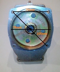 Редуктор для мотобура (бензобура)