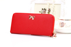 Женский кошелек в корейском стиле с бантиком