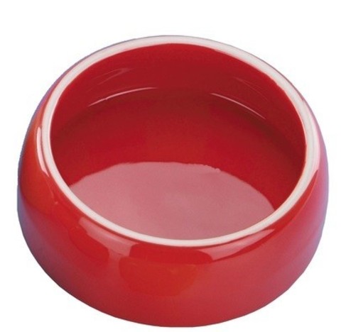 Nobby миска для животных красная керамика 125мл