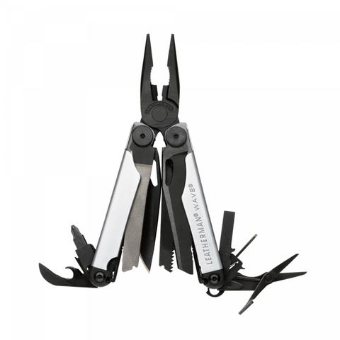 Мультитул Leatherman Wave LE, 17 функций, серебристо-черный, шт