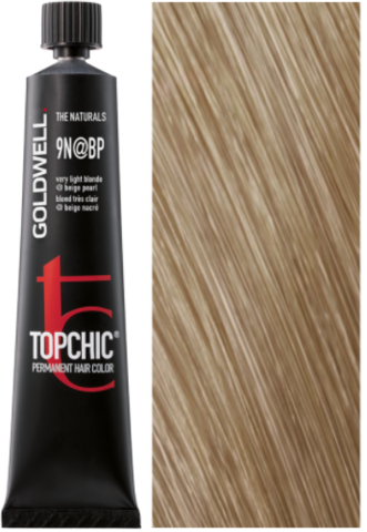 Goldwell Topchic 9N@BP - очень светлый блонд с бежево-перламутровым сиянием (жемчужный блонд) TC 60ml