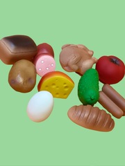 Набор из 10 игрушечных продуктов «Огонек»