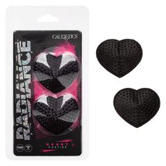 Черные пэстисы в форме сердечек Heart Pasties - 