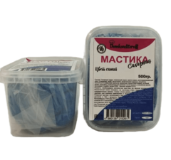 Мастика на какао масле Domkonditeroff 0.5 кг СИНЯЯ
