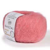 Пряжа Gazzal Super Kid Mohair 64430 коралл