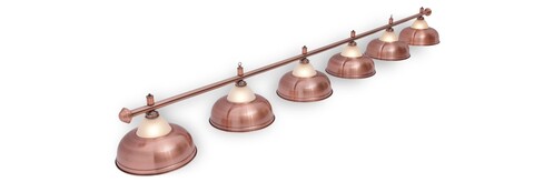 Светильник Fortuna Crown Red Bronze 6 плафонов