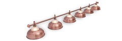 Светильник Fortuna Crown Red Bronze 6 плафонов