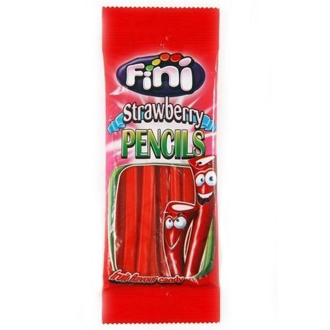 Жевательный мармелад Fini Strawberry pencils со вкусом клубники 100 гр