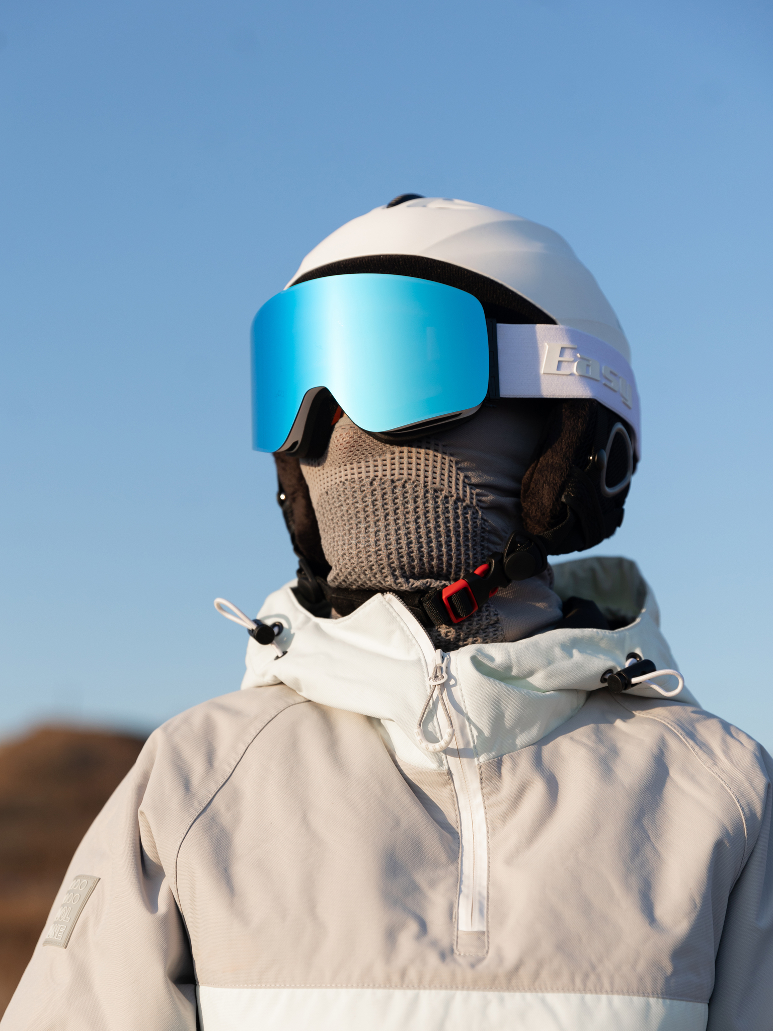 Маска горнолыжная EasyRider WHITE цвет голубой - Маски горнолыжные | iRide shop фото 2