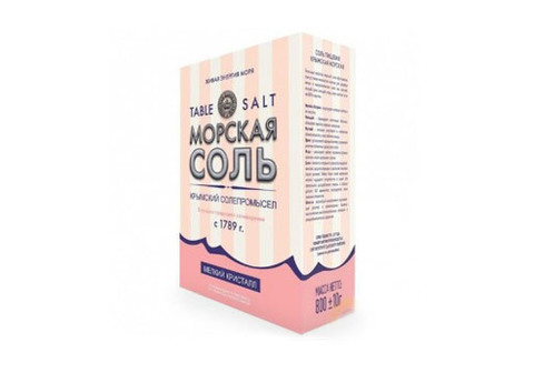 Соль морская мелкого помола, 800г