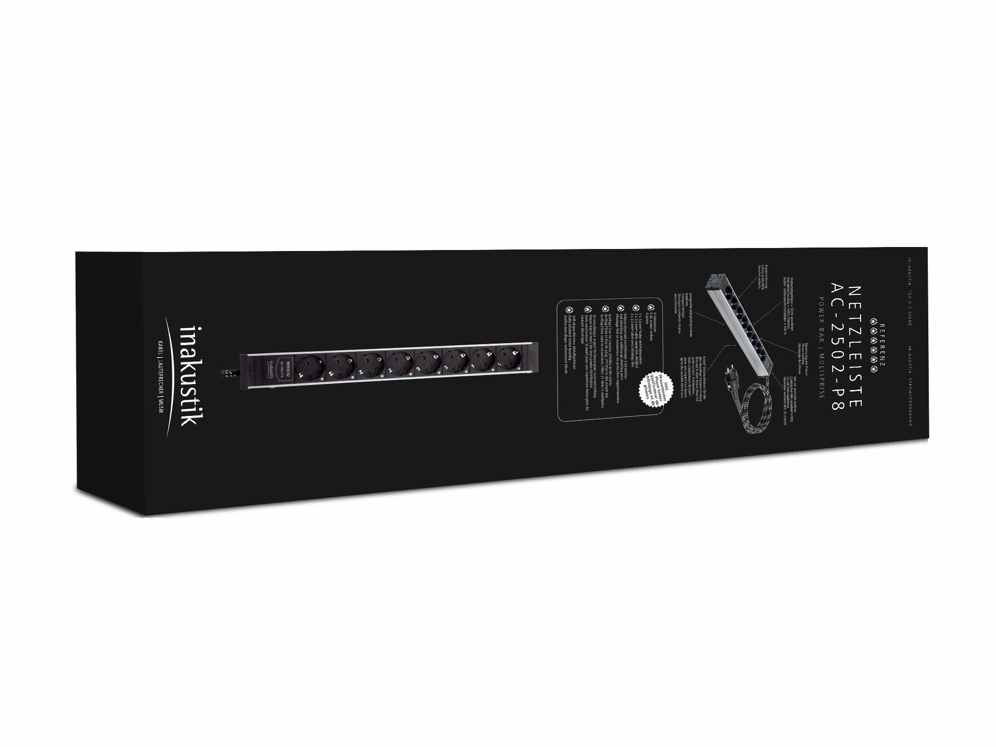 Inakustik Referenz Power Bar AC-2502-P8 3x2,5mm