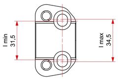 Кронштейны крепления руля RTech D28 R-COLL0NR0028