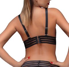 Бюстгальтер на эластичной ленте Powerwetlook bralette with elastic tape - 