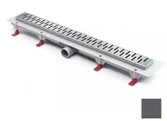 Трап линейный для пола, боковой слив, титан MCH CH750/50MN1TI