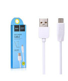 Кабель USB - Lightning 2,1А Hoco X1 2м (200 см) (Белый)