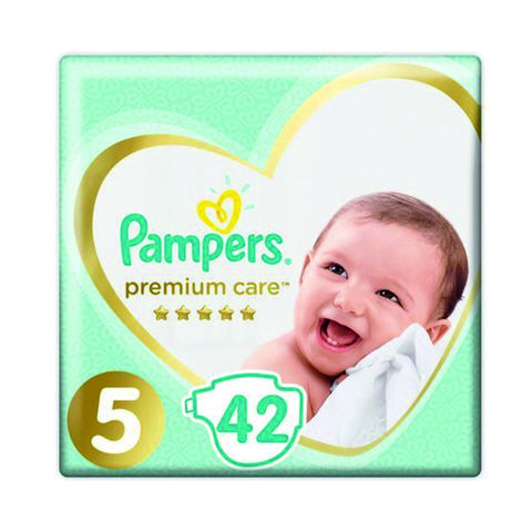 Подгузники PAMPERS Premium Care Junior 42 шт РОССИЯ