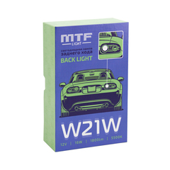 Светодиодная лампа MTF LIGHT серия BACK LIGHT в фонарь заднего хода, 12В, 16Вт, 5000К, W21W