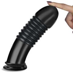 Черная анальная втулка 8 King Sized Anal Bumper - 22,5 см. - 