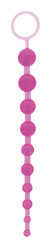 Фиолетовая анальная цепочка ORIENTAL JELLY BUTT BEADS 10.5 PURPLE - 26,7 см. - 