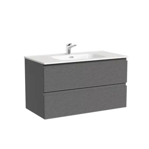 Тумба SANCOS подвесная Folk 2я цв. Grey Soft, FL90GS