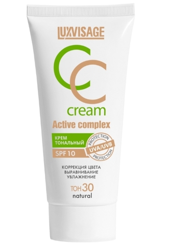 CC Cream Крем тональный SPF 10 тон 30 Natural 35г Lux Visage