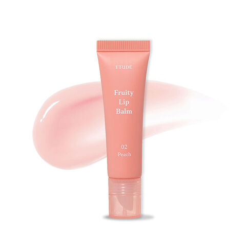 Etude House Fruity Lip Balm Peach фруктовый бальзам для губ персиком (тон 02)