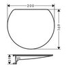 Hansgrohe WallStoris 27915670 Полка для ванной комнаты (черный матовый)