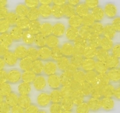 Бусины круглые гранёные пришивные акрил, Ø 6 мм, 50 гр