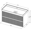 Aquanet 337157 Тумба Альтера 100 цв. белый матовый (337157)