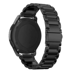 Ремешок для часов Samsung Gear S3/Galaxy Watch 46 блочный (черный) 22мм