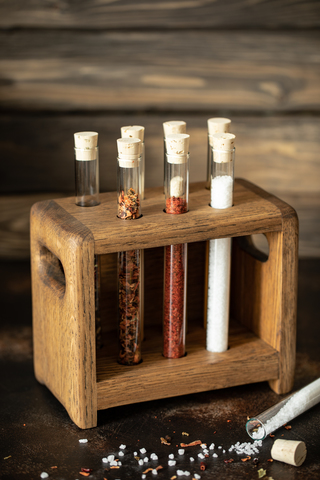 Oak Spice Holder