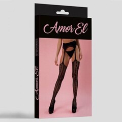 Чулки с поясом Paula (S/L)