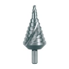 Сверло ступенчатое 5,3-38,5мм (Спиральное) HSS-G 11ступ. L96мм хв.10мм Ruko 101091