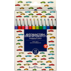 Фломастеры 12 цветов 