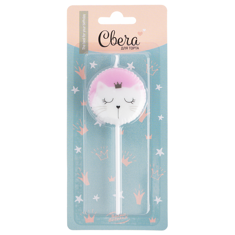 Свеча Фигура Котенок Принцесса