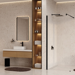 WasserKRAFT Rur 30W40MB-TXG Душевое ограждение фото