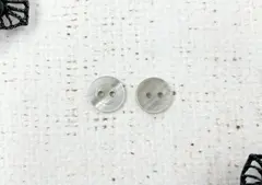 Пуговицы блузочные, d 1,1 см, 2 прокола, бежево-коричневый