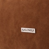 Сумка Саломея 278 эко-замша миндаль