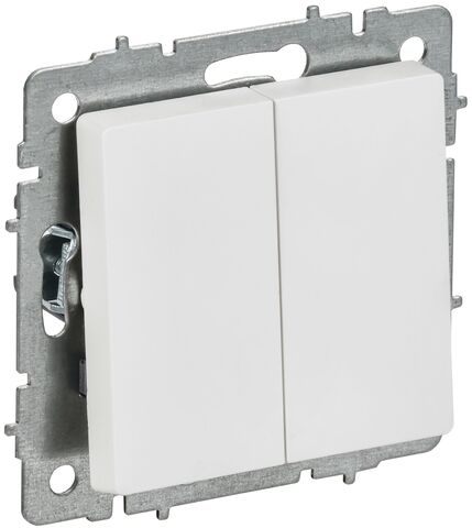 BRITE Выключ. 2-кл. перекр. 10А ВС10-2-3-БрАБ а/б IEK