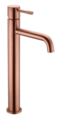 Смеситель для умывальника высокий, Uno Copper Brushed