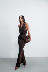 Платье EVELYN, шоколадный