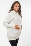 Утепленное худи для беременных и кормящих 16030 тофу