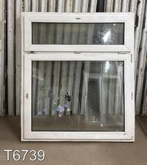 Окно Пластиковое Б/У 1480 (500/1040)(в) x 1290(ш)