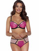 Бюстгальтер пуш-ап с розовым кружевом Ava AMBRE 2031 P-UP pink