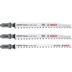 Набор пилок для лобзика T308B/ T308BO 2-side clean Wood Expert BOSCH 2608900559