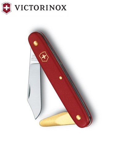 Нож складной садовый Victorinox Budding Knife 2, 100 mm, Red (3.9110.B1)