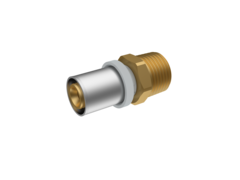 Штуцер с наружной резьбой RIIFO Omni пресс латунь 40-1 1/4"НР