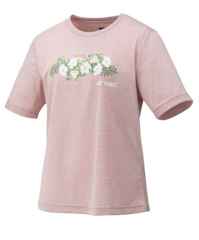 Женская теннисная футболка Yonex T-Shirt Ladies - natural pink